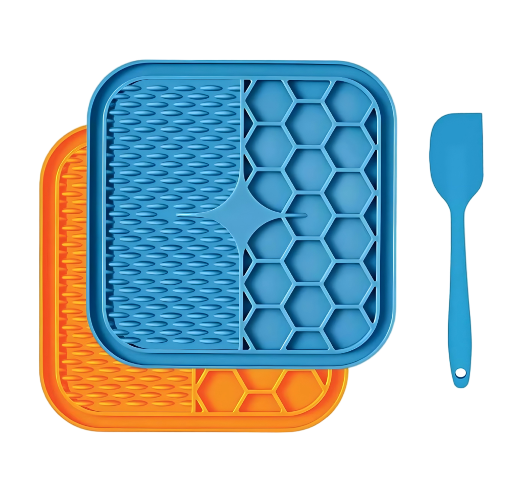 dog lick mat silicone with spatula(1)